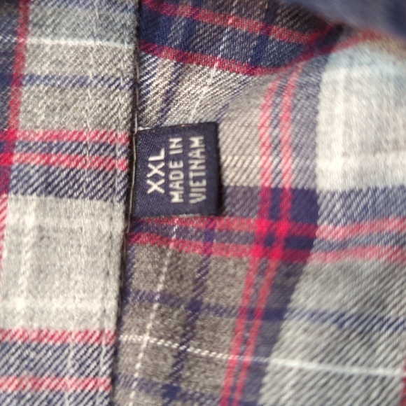 Erbario Toscano Men's Long Sleeve Button Down Harbour Plaid Shirt Size XXL - New - Picture 8 of 8